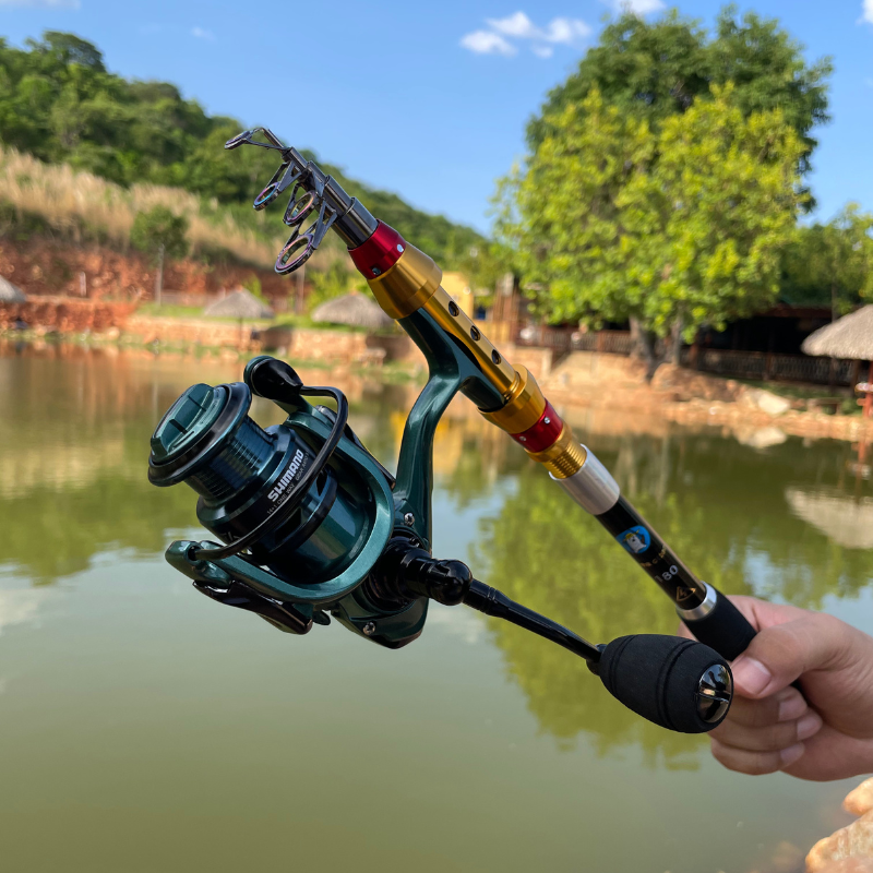 Molinete Shimano AquaWave Drag de Até 16kg de Força 7 Rolamentos De Esfera