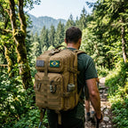Mochila Tática Camping Militar 50 Litros Impermeável Reforçada