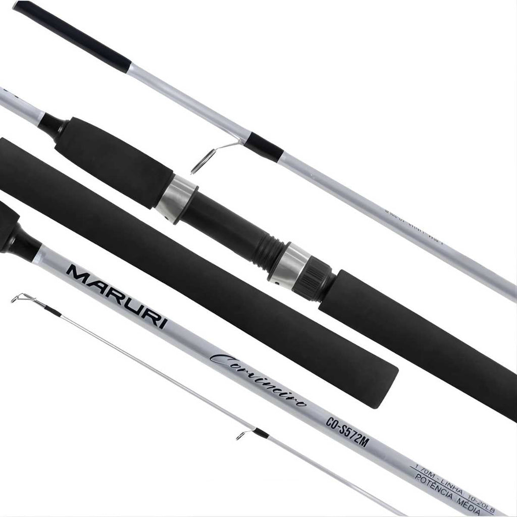 Vara De Pesca Com Molinete Kit Maruri Profissional