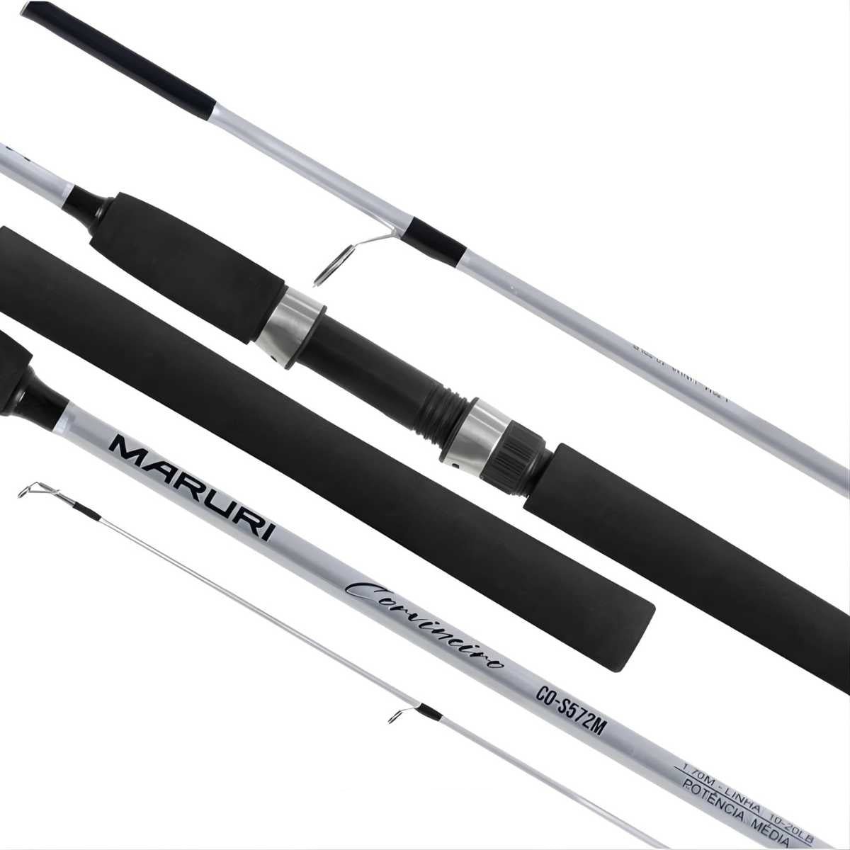 Vara De Pesca Com Molinete Kit Maruri Profissional