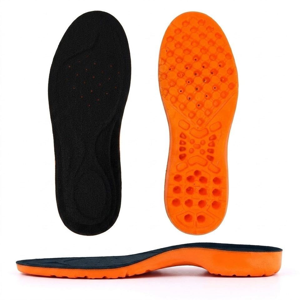 Palmilha Em Gel PU Ortopédica Anatômica 3cm Para Botas, Coturnos E Calçados De Segurança