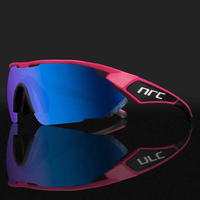 Cópia de Óculos de Ciclismo Italiano NRC TR90 com 3 lentes – Proteção UV400+