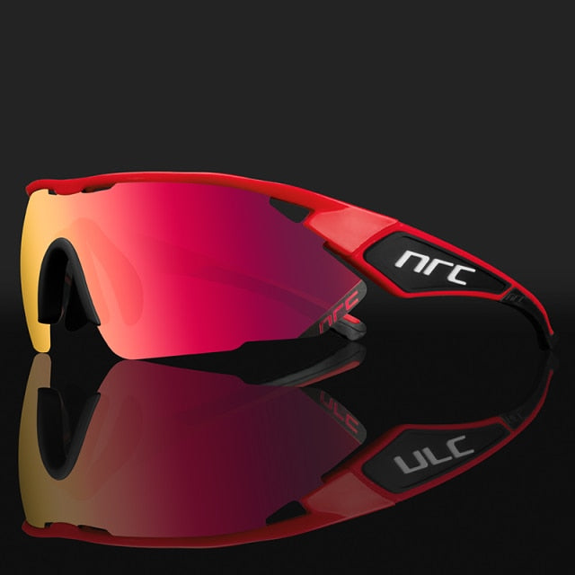 Cópia de Óculos de Ciclismo Italiano NRC TR90 com 3 lentes – Proteção UV400+