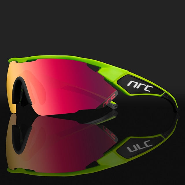 Cópia de Óculos de Ciclismo Italiano NRC TR90 com 3 lentes – Proteção UV400+