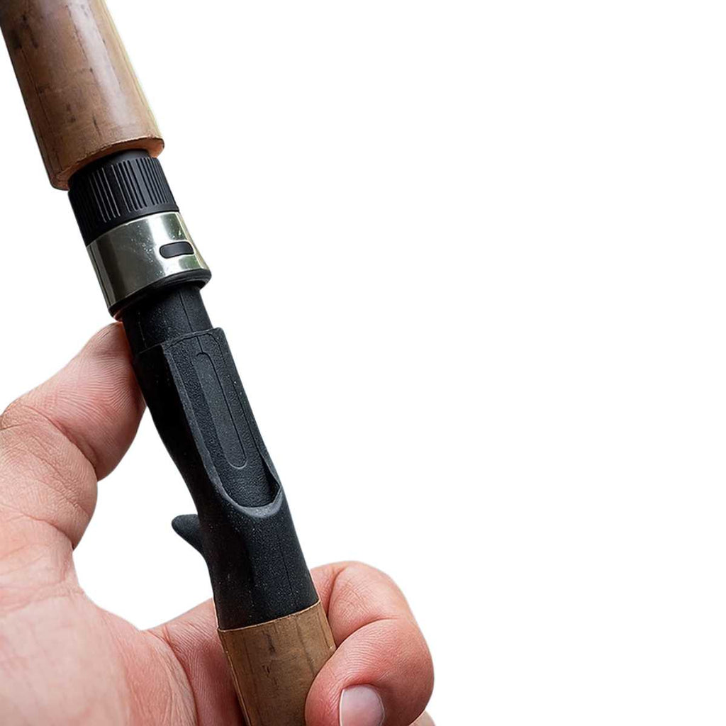 Vara De Pesca Fibra De Carbono 1.8 m Cabo de Cortiça Baitcasting Desmontavel 2 Peças