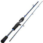 Vara De Pesca Profissional Kingpesque Em 2 Partes Fibra De Carbono Sólido 1.68m A 1.8m