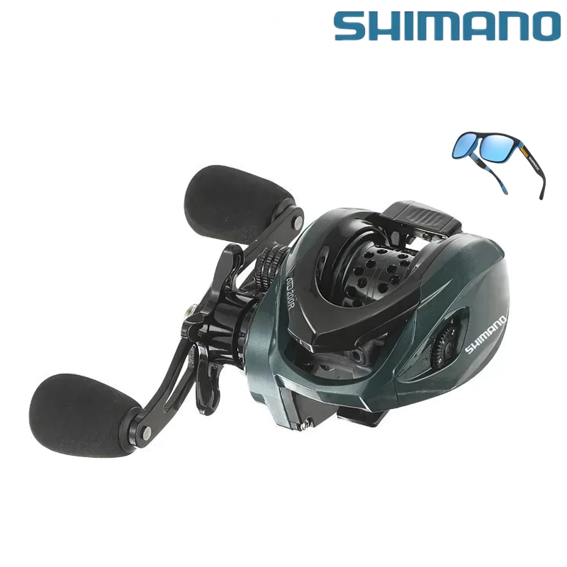 Carretilha Shimano ATD200 Com Drag 10kg Sistema De Travagem Magnético Cross-Fire